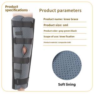 Alat Rehabilitasi Penyangga Patela Eksternal untuk Fiksasi Fraktur Ligamen Sendi Lutut, dengan Gesper yang Dapat Disesuaikan - Product Image 3