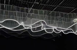 थोक लटकाने वाली सफेद छत वाला ड्रेप लाइट छत के चरण ड्रेप, शादी की घटनाओं के लिए सजावट - Product Image 5