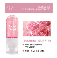 Brume Hydratante Étiquette Privée 50ml, Vaporisateur avec Logo Personnalisé, Parfum Rose, Hydratant, Ingrédients Minéraux, Cosmétiques Liquides