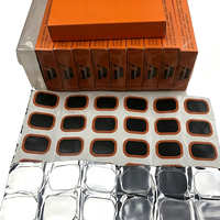 AFTFA Patchs adhésifs de réparation de pneus à froid pour vélos électriques et de route, modèle portable M-48, ensembles de 24/48/56 patchs