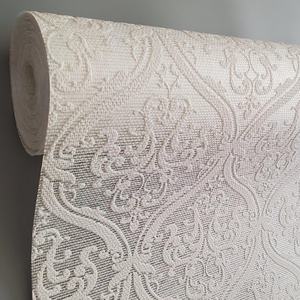 Revêtement mural en fibre de verre de luxe traité en mousse, peignable, <span class=keywords><strong>d</strong></span>écoratif blanc, pour la <span class=keywords><strong>d</strong></span>écoration murale intérieure - Product Image 2