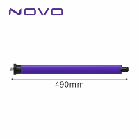 Moteur tubulaire horizontal électrique NOVO DC 35 mm pour stores enrouleurs zébrés de salon et balcon intérieurs