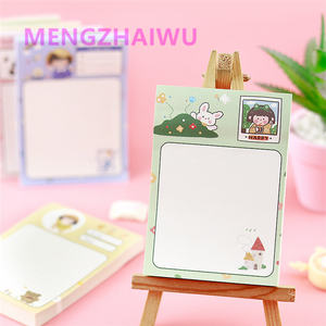 Bureau japonais <span class=keywords><strong>en</strong></span> <span class=keywords><strong>ligne</strong></span> papeterie <span class=keywords><strong>en</strong></span> gros kawaii jolie fille bloc-notes <span class=keywords><strong>livre</strong></span> forêt de fruits dessin animé rose notes autocollantes - Product Image 5