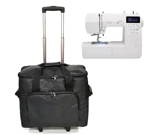 2024 xách tay tự động Máy may túi du lịch với bánh xe Kit Giao thông vận tải máy may cán Duffle túi bánh Duffle Túi