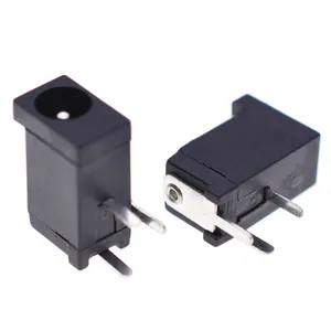 Conector de enchufe de toma de corriente CC negro, DC002, 3,5*1,3mm, para Mini toma de corriente continua, a la venta, al por mayor