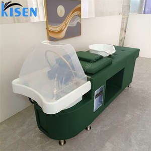 Sillón de Peluquería KISEN de Alta Calidad con Masaje Eléctrico Reclinable, Silla de Masaje para Lavado de Cabello, Cama de Masaje para Champú - Product Image 3