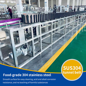 Praktische SUS304 flessen voor druiven-, mango-, sinaasappel- en fruitsap, transportband voor plaatsing en omkantelen bij sterilisatie - Product Image 3