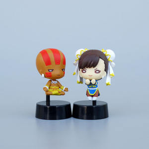 Carino 4 pezzi Set 5cm Chun-Li Zangief <span class=keywords><strong>Ryu</strong></span> figura di Street Fighter personaggio del gioco bambola Guile giocattolo regalo Action Anime <span class=keywords><strong>Figure</strong></span> - Product Image 3