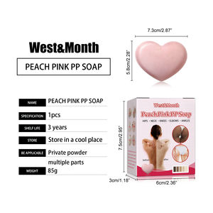 Omen-jabón blanqueador natural peachmilk, barra de jabón orgánico, jabón perfumado para Baño - Product Image 2