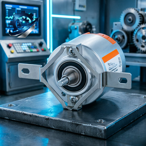Codificador Incremental Compacto y Económico 8.KIS40.1360.2000.0060.F019, 1024PPR, Eje Sólido de 6mm, IP64, CE, RoHS, Venta al Por Mayor - Product Image 2