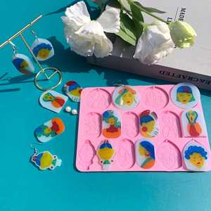 Moldes de silicona para resina epoxi para joyería DIY, manualidades de silicona y herramientas para pasteles - Product Image 5