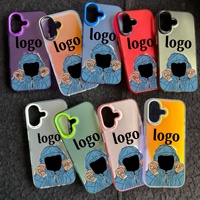 Coque Tendance Nouvelle Vente Chaude Personnalisée IMD Couleur Dégradée pour iPhone 11 12 13 14 15 16 Plus/Pro/Pro Max, 17 Air 17 Pro Max