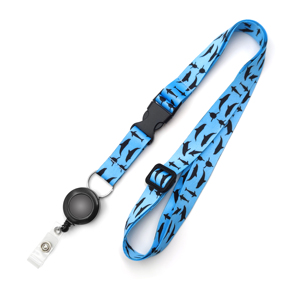 Cordons de cou pour badges, cartes et clés avec enrouleur rétractable et porte-badge d'identification pour le bureau - Product Image 4