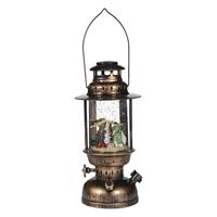 Usine dernières décorations de noël rétro en plastique bronze sphérique lampe à eau père noël bonhomme de neige dessin animé scène noël boule à neige