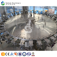 Machine automatique Sokos de lavage, remplissage et bouchage de bouteilles d'eau potable, usine de production d'eau minérale