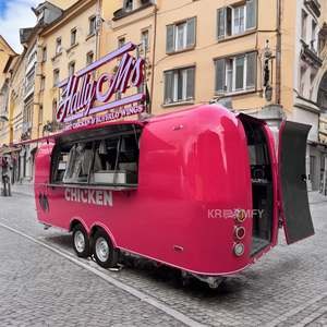 Camioneta Multifuncional Personalizable, Remolque de Acero Inoxidable para Mercado Móvil, Kiosco de Helados al Aire Libre, Cafetería, Camión de Comida - Product Image 3