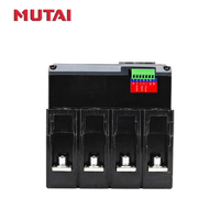 MUTAI 400V AC 3P + N 63A 125A 250A Disjuntor intelligent Smart Recloser Disyuntor automatique Disjoncteur MCCB Disjoncteur