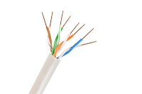 Rollo de CABLE de conexión para exteriores, CABLE de red y ethernet SFTP LAN RJ45, resistente al agua, 305M, 100M, CAT 7 CAT7