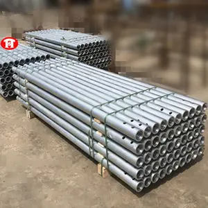 Hot Dipped Galvanized Ground Anchors Helical Pile Pipe