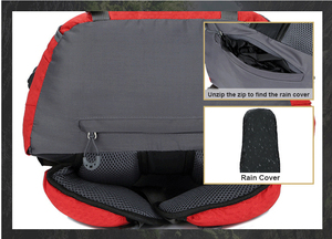 Mochila de Senderismo Personalizada de 40L 50L 60L con Cubierta Impermeable, Mochila Impermeable de Gran Capacidad para Escalada, Campamento y Senderismo al Aire Libre - Product Image 6