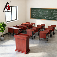 Ensemble bureau et chaise d'école primaire moderne avec plateau en MDF durable, style philippin, siège individuel pour chambre d'étudiant