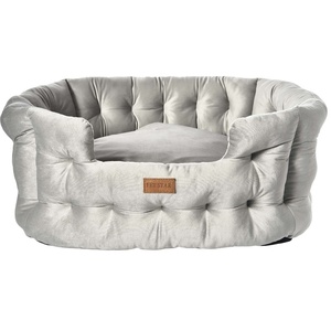 Wholesale Luxury Ultra Soft Short Plush Fabric Eco-Friendly Modern Classic Solid Sponge Filled Washable <b>Large</b> Cat Bed Cave - Product Image 3
