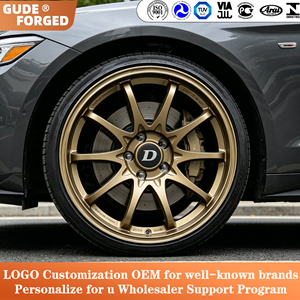 Jantes de voiture de tourisme GUDE forgées sur mesure en or style CE28SL pour <span class=keywords><strong>GR</strong></span> Yaris Civic TypeR WRX STI GR86 BRZ BMW Golf Audi - Product Image 2