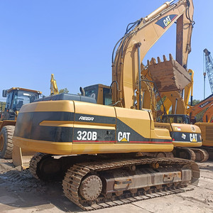 Excavadora de cadenas usada CAT320B 320BL 320c 320d 320dl 320d2 320cl de 20 toneladas con motor Caterpillar, caja de cambios, bomba y cucharón de 1m en venta - Product Image 2
