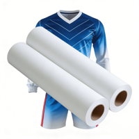 Papier de transfert par sublimation OEM 31 g/m² A4/A3 110 pouces 2000 m Blanc Rouleau personnalisable pour textiles Transfrontalier