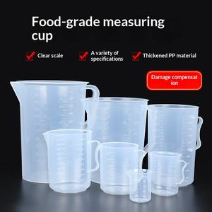 250 मिली 500 मिली 1000 मिली मिली 5000 मिली मिली 3000 मिलीलीटर 2000 मिली एमएल ने पी पी पी पी पी पी पी को पारदर्शी मापने वाली बीकर कप जूग - Product Image 4