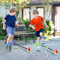Anneau de saut clignotant Fitness corde à sauter jeu de combustion des graisses cheville sauter balle Flash saut coloré sport balançoire balle pour les enfants