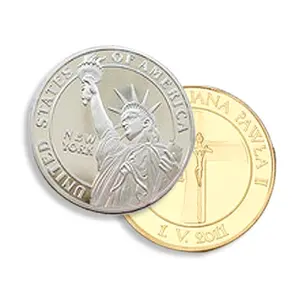 定制高品质锌合金服装硬币金属美国硬币