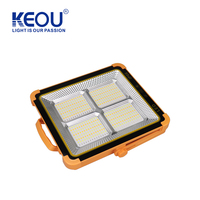 Keou tragbares LED-Flutlicht Außen 200W IP65 wasserdichtes Solar-Not licht