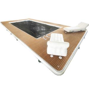 Piscina de mar inflable <span class=keywords><strong>flotante</strong></span> con plataforma de aire y sofá - Product Image 1