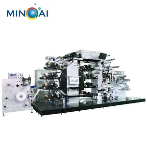 Fornecedor de fábrica preço atrativo 8 cores 8 estação laminado máquina de impressão de letras rotativa