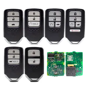 DMKEY Keyless Remote Fob 2/3/4/5buttons KR5V2X 433Mhz ID47 Chip For Honda Fit City Greiz Jazz Venzel XRV CRV HRV Smart Car Key