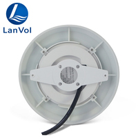 Lumière LED subaquatique pour piscine, étanche IP68, remplie de résine, 18W/24W, 12V, 3000K, 6000K, lampe étanche à montage mural/sur surface