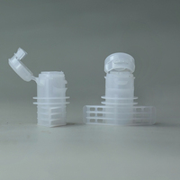 Bouchon à bec verseur en plastique à clapet, anti-déversement, avec bande déchirable de 7,8 mm, pour sachets de shampoing, gel douche, nettoyant visage et cosmétiques