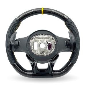 Volant de direction en fibre de carbone de luxe haut de gamme pour Mercedes Benz R230 E43 E53 E55 E63 E63S E207 - Product Image 6