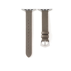 Bracelet en cuir véritable Upro Slim Tapered pour Apple Watch 11, bracelet à grain de palme pour iWatch Series 11 10 9 8 SE - Product Image 6