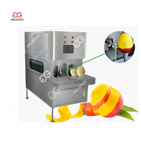 Zware Automatische Elektrische Mango Peeling Schil Mango Papaja Pompoen Schilmachine 8 Station Mango Pelmachine