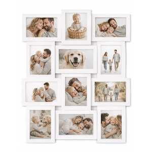 Ensemble de cadres photo muraux blancs, 12 pièces, 10x15 cm, pour l'affichage des souvenirs de famille - Product Image 1