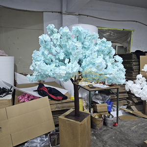 Nhà máy nóng bán hoa anh đào cây trung tâm tùy chỉnh chiều cao trong nhà cây nhân tạo cảnh quan ngoài trời cây nhân tạo - Product Image 3