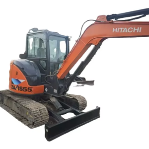 Excavadora hidráulica HITACHI ZX55 diésel de tamaño mini usada original con excelentes condiciones de trabajo de alta calidad a la venta - Product Image 1
