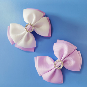 Nuevos Lazos para el Cabello de Moda para Niñas, Pasadores de Cabello con Cinta de Color Sólido, Pinzas para el Cabello con Forma de Pera, Accesorios para Niñas Princesas - Product Image 4