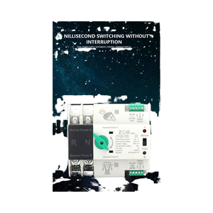 ATS thu nhỏ điện kép tự động chuyển đổi PC AC 110/220V 2P 3P 4P 63A 100A động cơ quang điện - Product Image 4