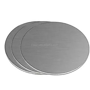 SS 201 202 304 316 316L 410 420 430 Triply Circle Round Plate Stainless Steel Circle Round Metal Sheet