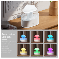 2026 tendance produit nuage pluie humidificateur champignon pluie humidificateur 500ml 7 couleurs lampe à LED diffuseur d'arôme à ultrasons