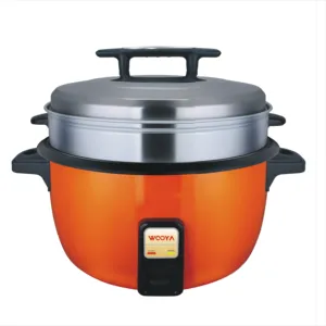 Penanak Nasi Listrik Industri 8L-38L, 1300W-4350W Persetujuan CE/CB Alat Dapur Hotel untuk Penggunaan Komersial