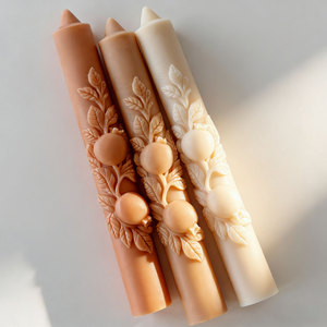 Eco-Friendly <strong>Pomegranate</strong> Long <strong>Candle</strong> Making Food Grade Silicone Mold DIY Embossed Hand-scented <strong>Candle</strong> - Product Image 3